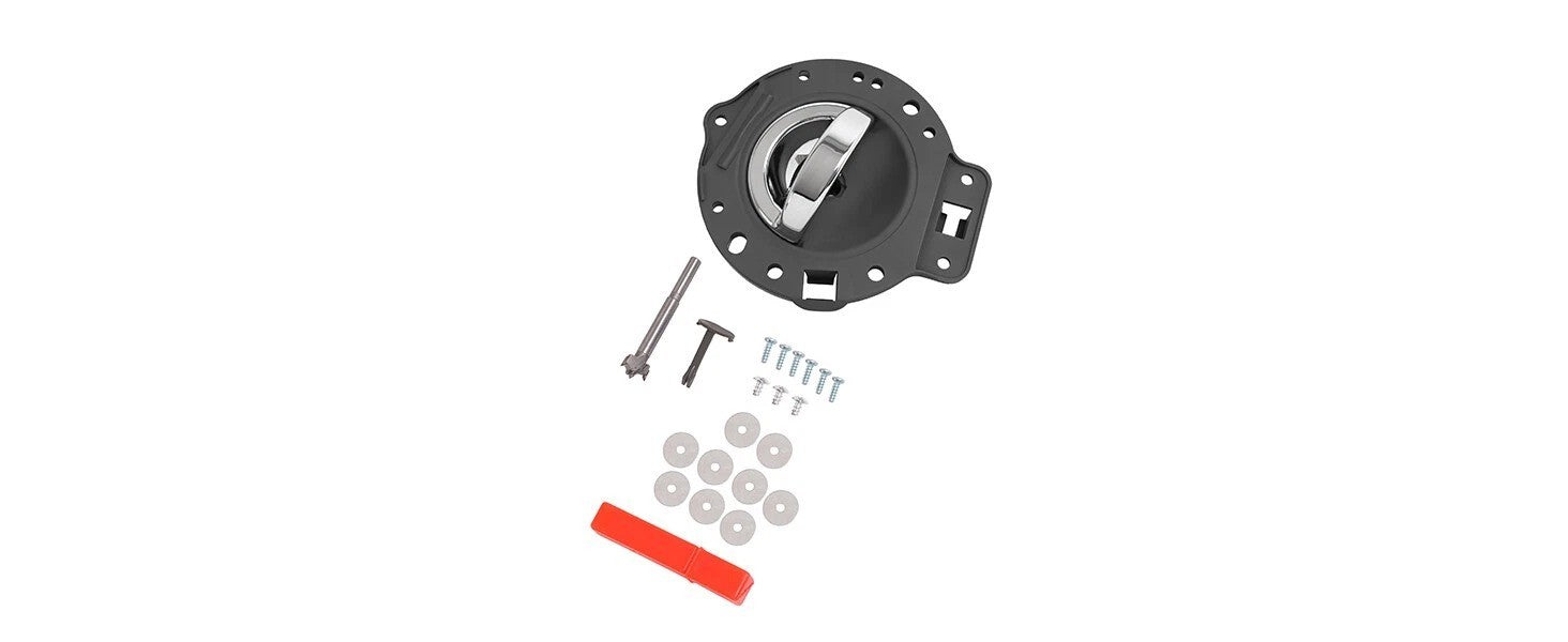 For 2006-2010 JEEP COMMANDER Left Chrome Silver+Gray Inside Door Handle