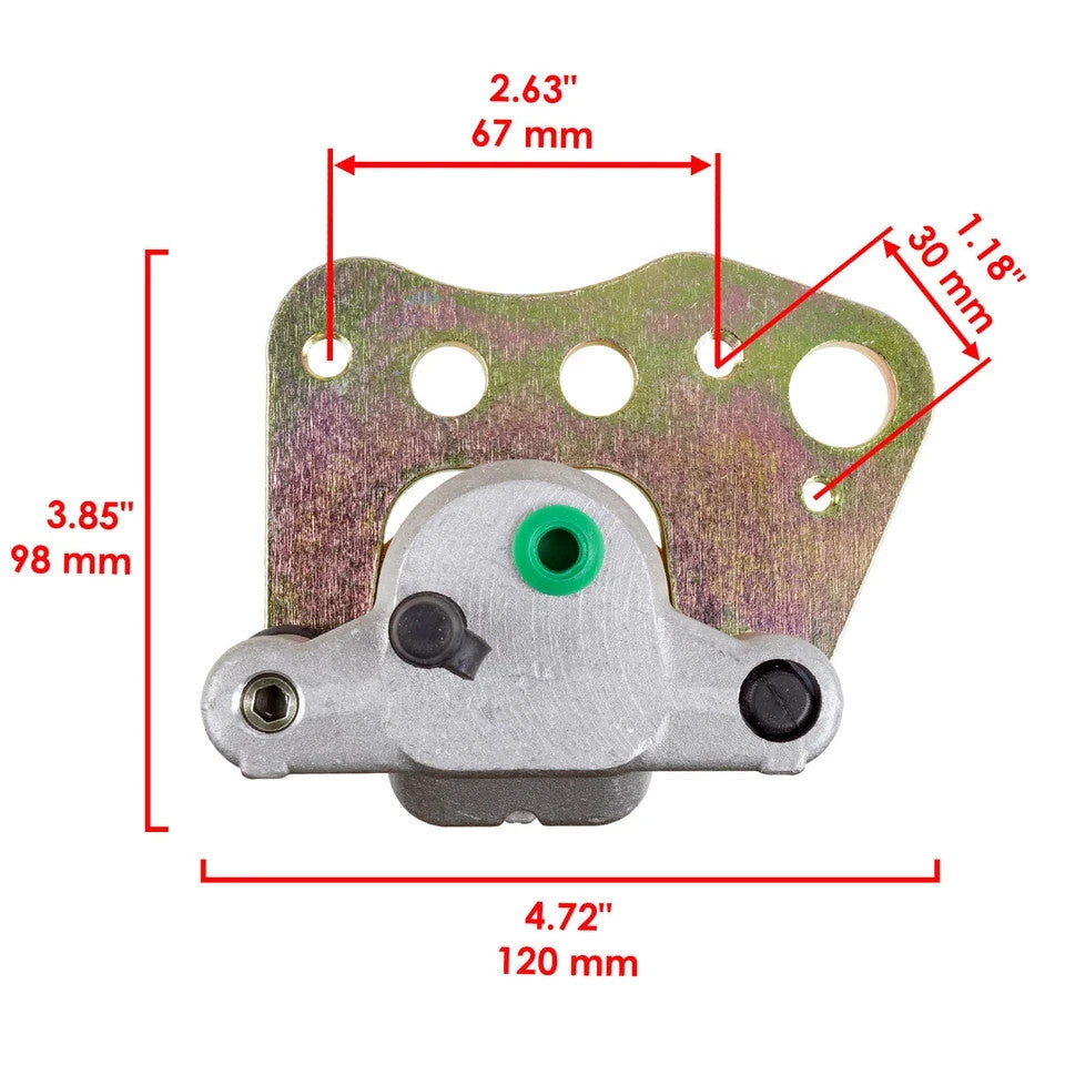 for Polaris Sportsman 400 500 600 700 2001-04 Front RH / LH Brake Caliper w/Pads