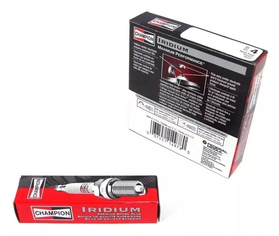 CHAMPION IRIDIUM Premium Iridium Spark Plugs 9417 Set of 6