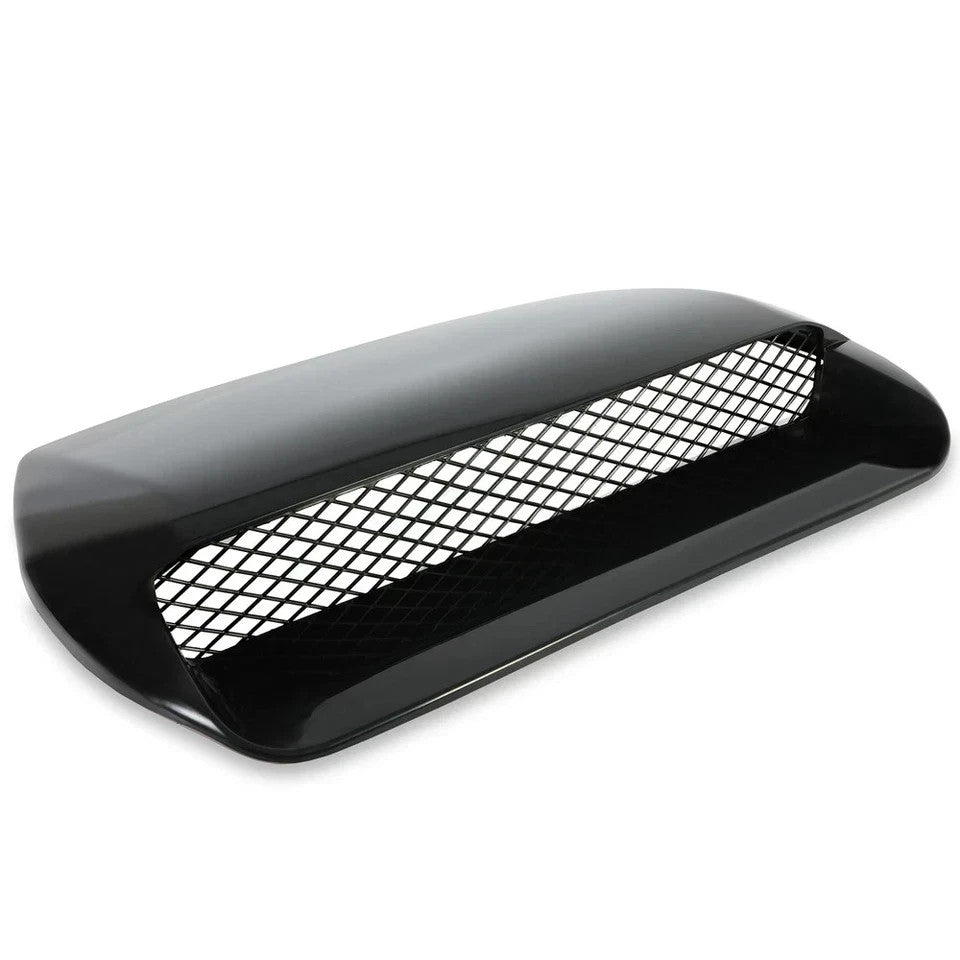 HECASA For 2015-2021 Subaru WRX STI Black Air Flow Hood Scoop Bonnet Vent NEW