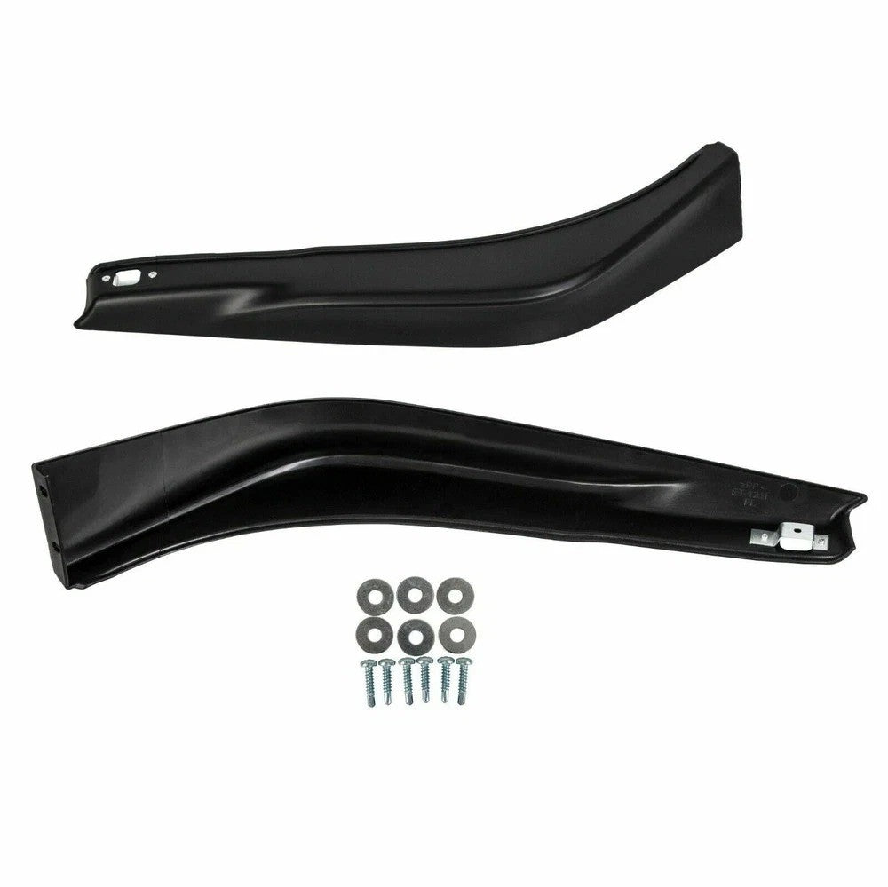 For 2013-2015 Honda Accord 4DR HFP Style Black Front Bumper Spoiler Lip 2PCS