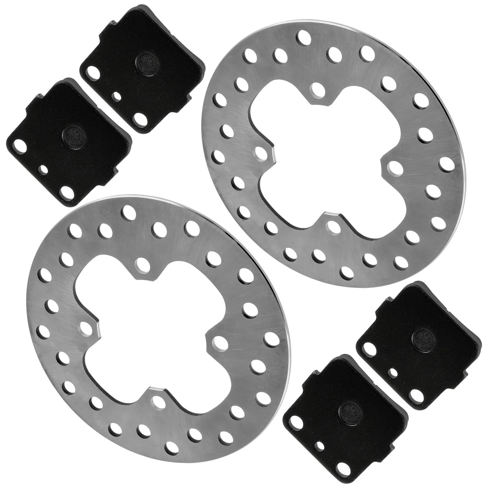 2 Front Brake Disc Rotor for Honda Rancher 420 TRX420FM 4x4 2014 - 2022 w/ Pads