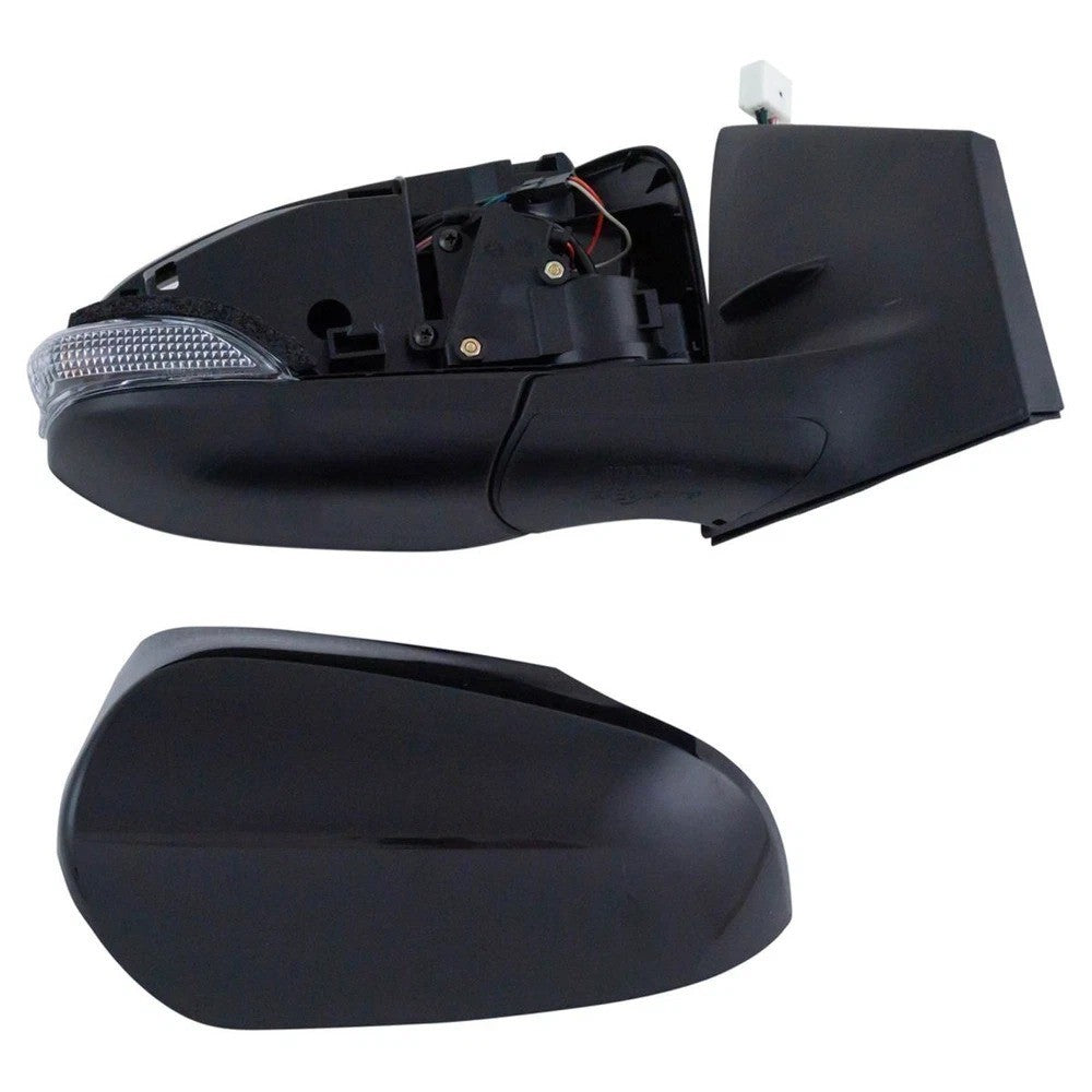 Mirror Power Folding Heated Signal Smooth Black Pair for 2016-2016 Scion iM