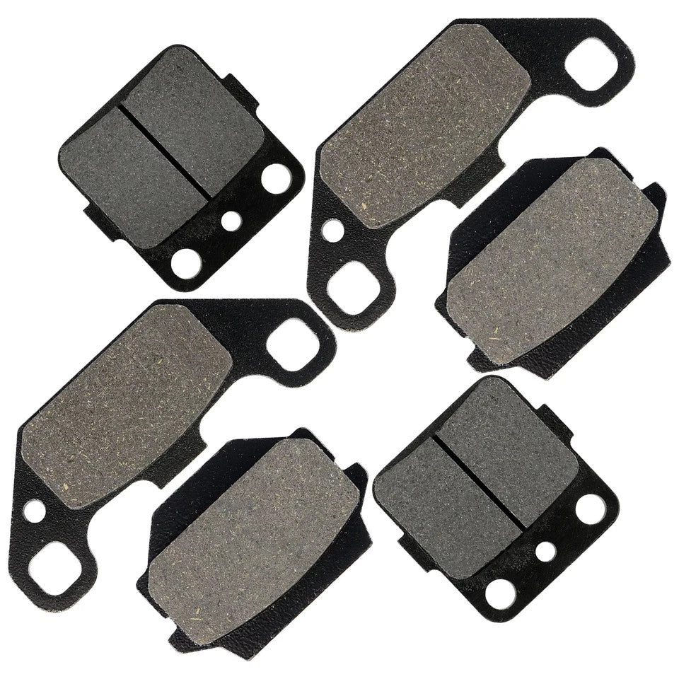 Caltric Front and Rear Brake Pads for Suzuki LT250R Quadracer 250 1985 1986