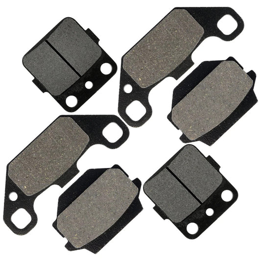 Caltric Front and Rear Brake Pads for Suzuki LT250R Quadracer 250 1985 1986