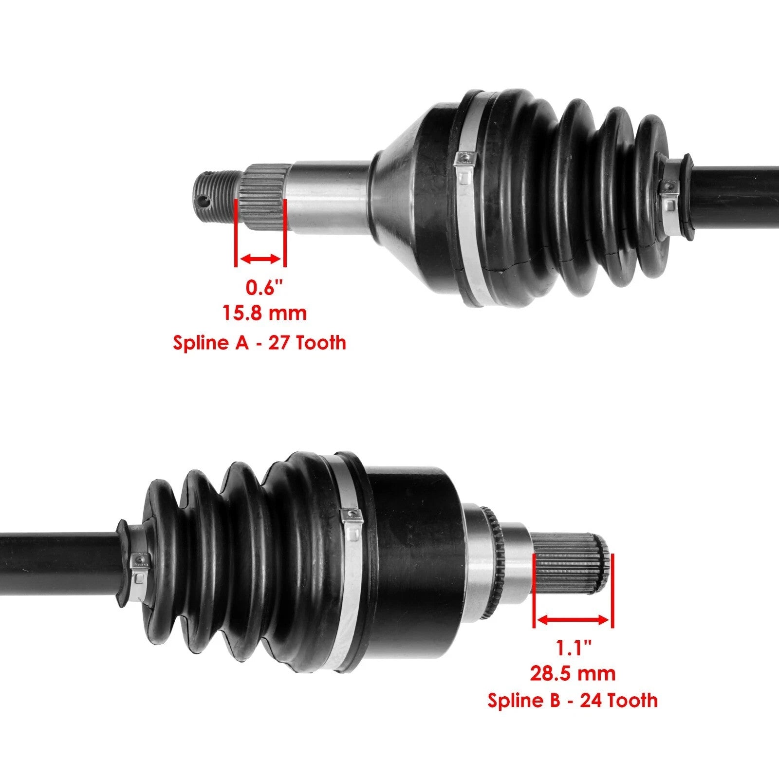 Front Left Or Right CV Joint Axle For Arctic Cat Wildcat Trail 700 2014-2020