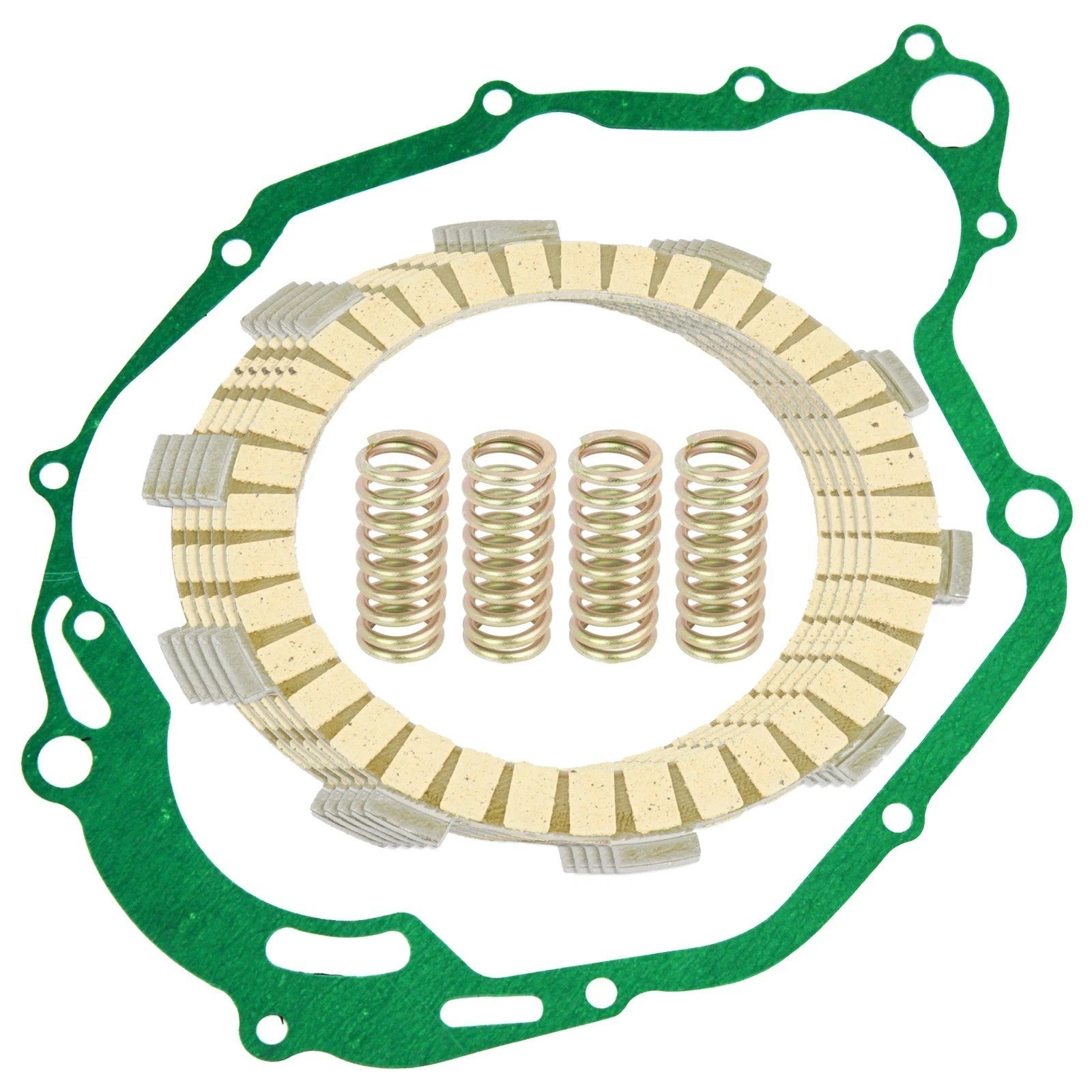 Clutch Friction Plates Springs Gasket for Yamaha Trailway 200 TW200 1987-2021