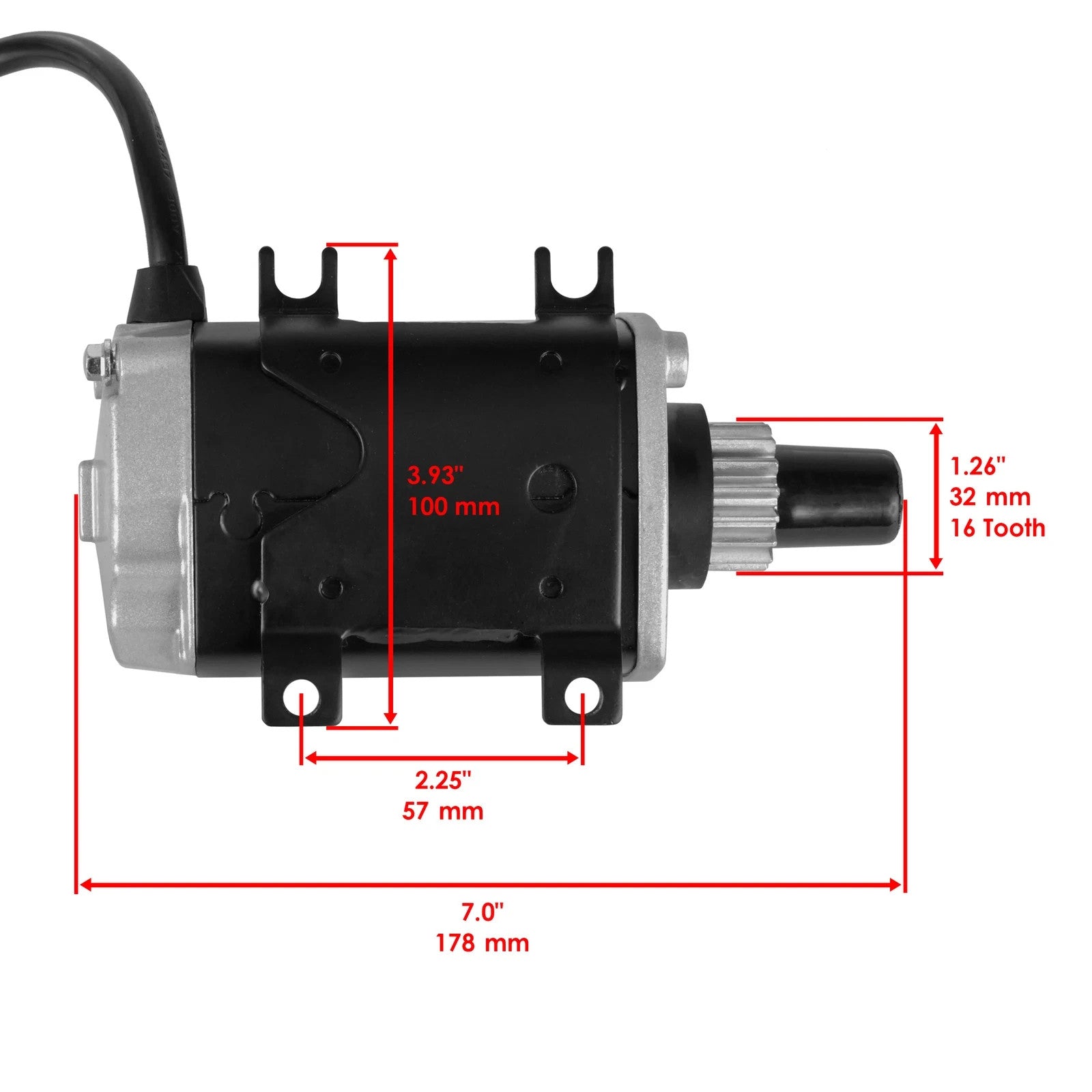 Caltric Starter for Tecumseh 37000 33329 33329C 33329D 33329E 33329H 33329F
