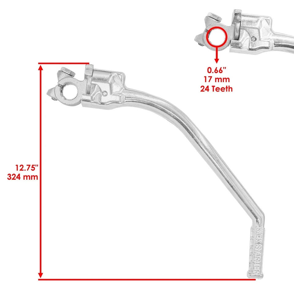 Caltric Kick Start for Honda 28300-KCE-670 28241-KCE-670 KickStart Lever Pedal