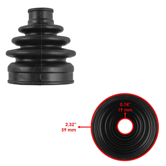 Front Axle Outer CV Boot Kit for Honda TRX420FE TRX420FM Rancher 420 4X4 07-13