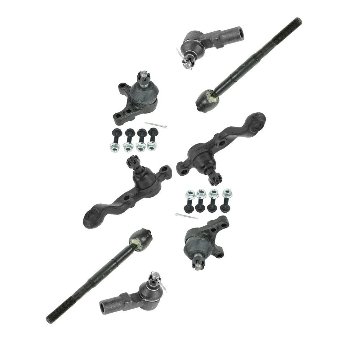 Ball Joints Upper Lower Tie Rods Inner Outer Kit Set for 95-04 Toyota Tacoma 2WD