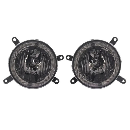 HECASA Fog Lights W/LED Halo Running Light Smoke For Ford Mustang GT 2005-2009