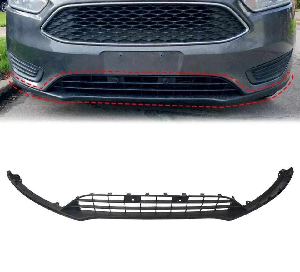 Fits 2015-2018 Ford Focus Front bumper Lower Valance Panel Grill for F1EZ17626A