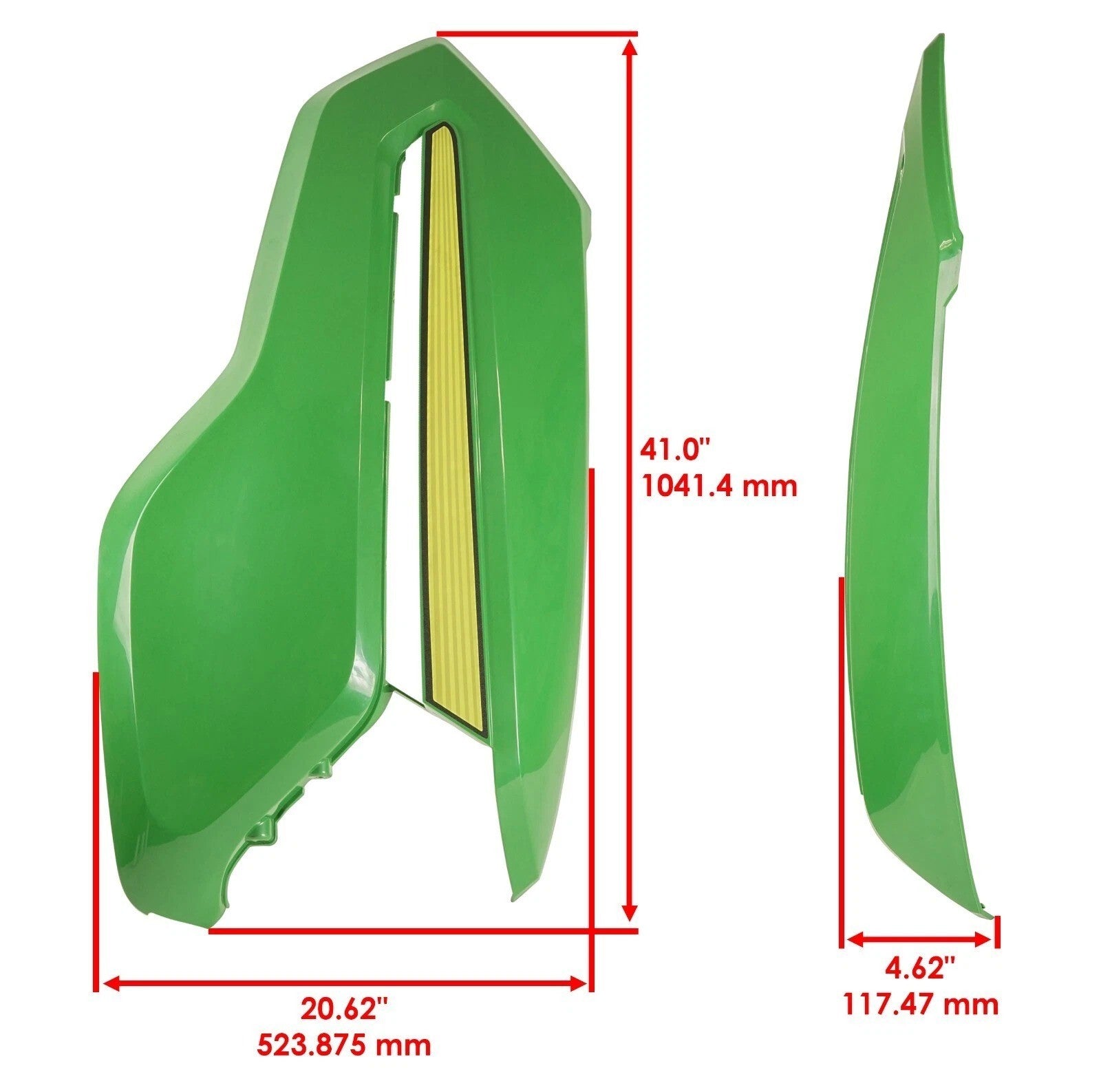 Right Hood Panel For John Deere X330 X350 X350R X354 X360 X370 X380 X384 X390