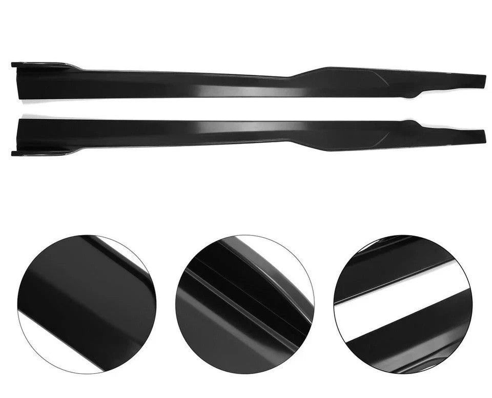 Side Skirts Fit 15-23 Dodge Charger SRT Daytona Scat Pack GT R/T PP Black