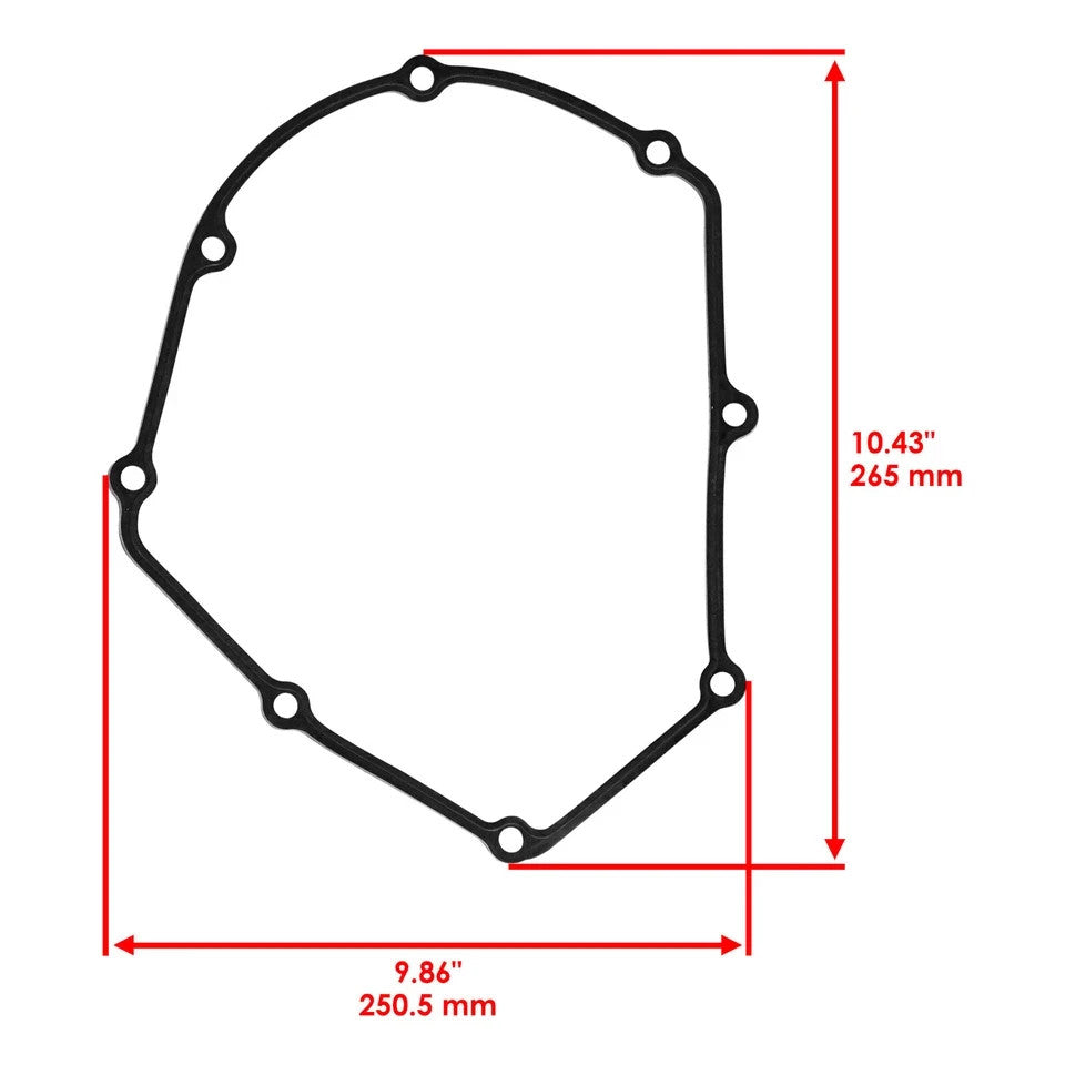 for Suzuki LT-A700X King Quad 700 2005-07 Front V-BELT Inner Clutch Cover Gasket