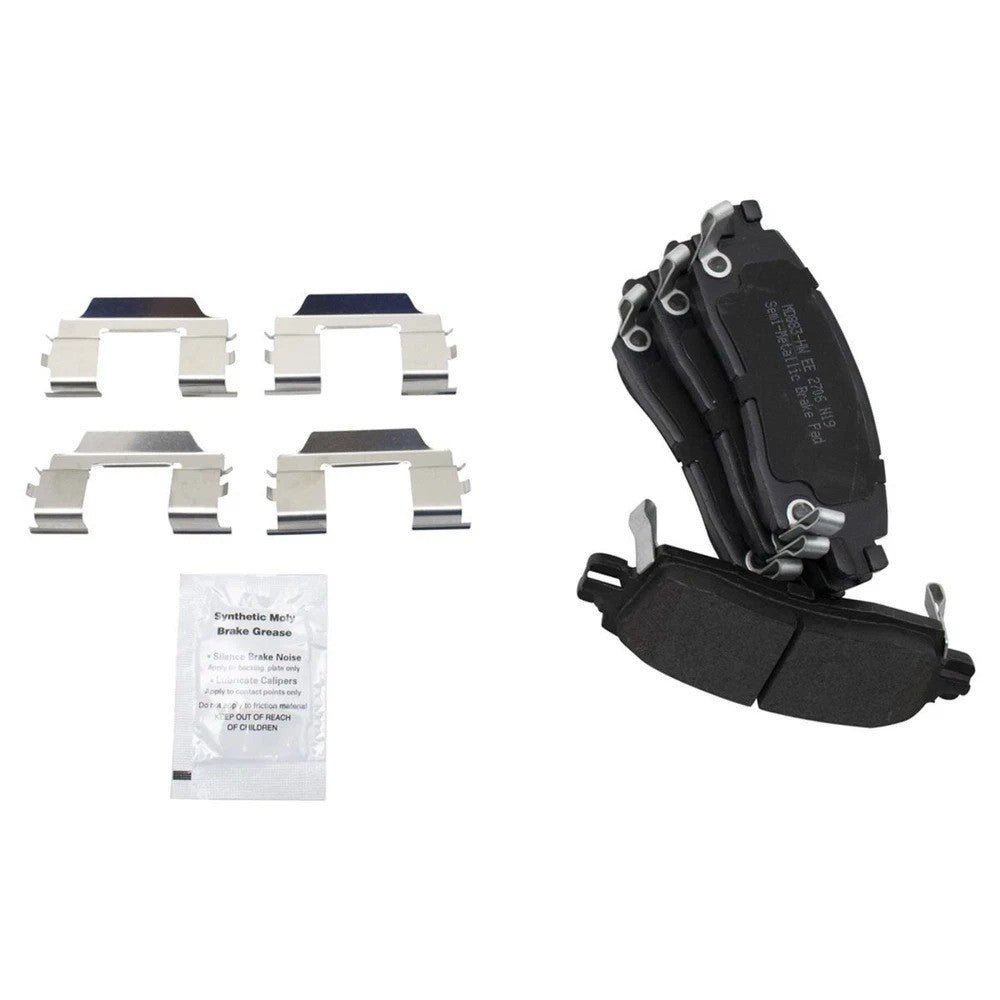 Premium Posi Semi Metallic Brake Pad Front & Rear Kit for GM SUV Truck