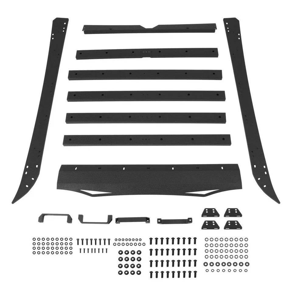 Roof Rack Cargo Carrier Basket Steel For Toyota Tacoma Double Cab 2005-2023