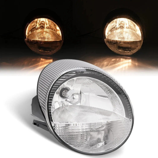 HECASA Right Side Headlight Assembly For Ford Thunderbird 2003 2004 2005 w/Bulb