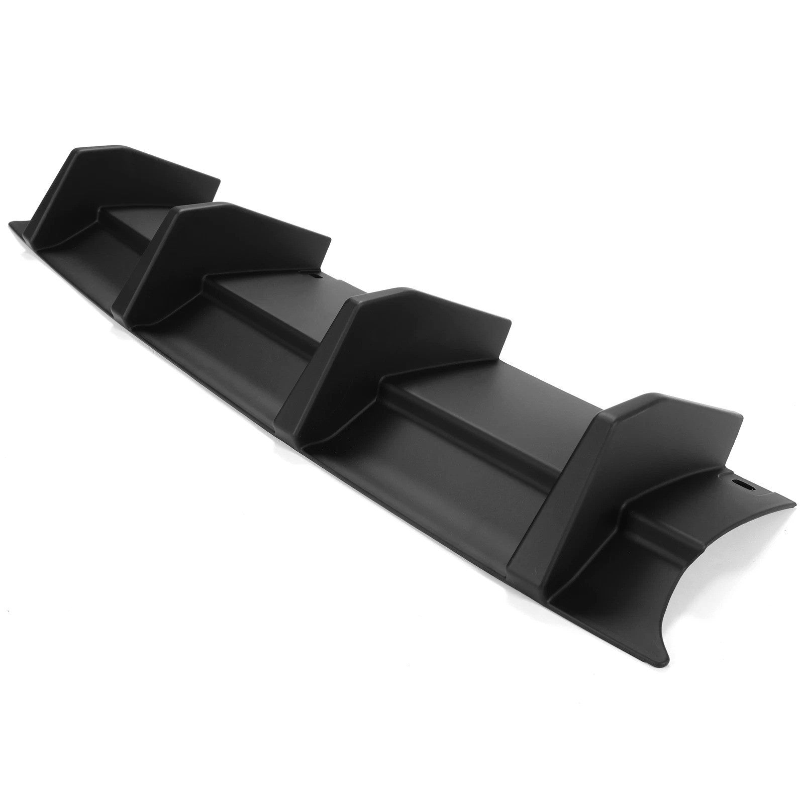 Rear Bumper Diffuser Shark Fin  Matte Black Fits 15-23 Dodge Challenger GT SXT