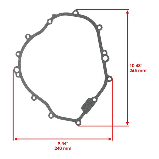 for Yamaha Wolverine 350 YFM350 2x4 YFM35X 2006 2007 2008 2009 Stator Gasket
