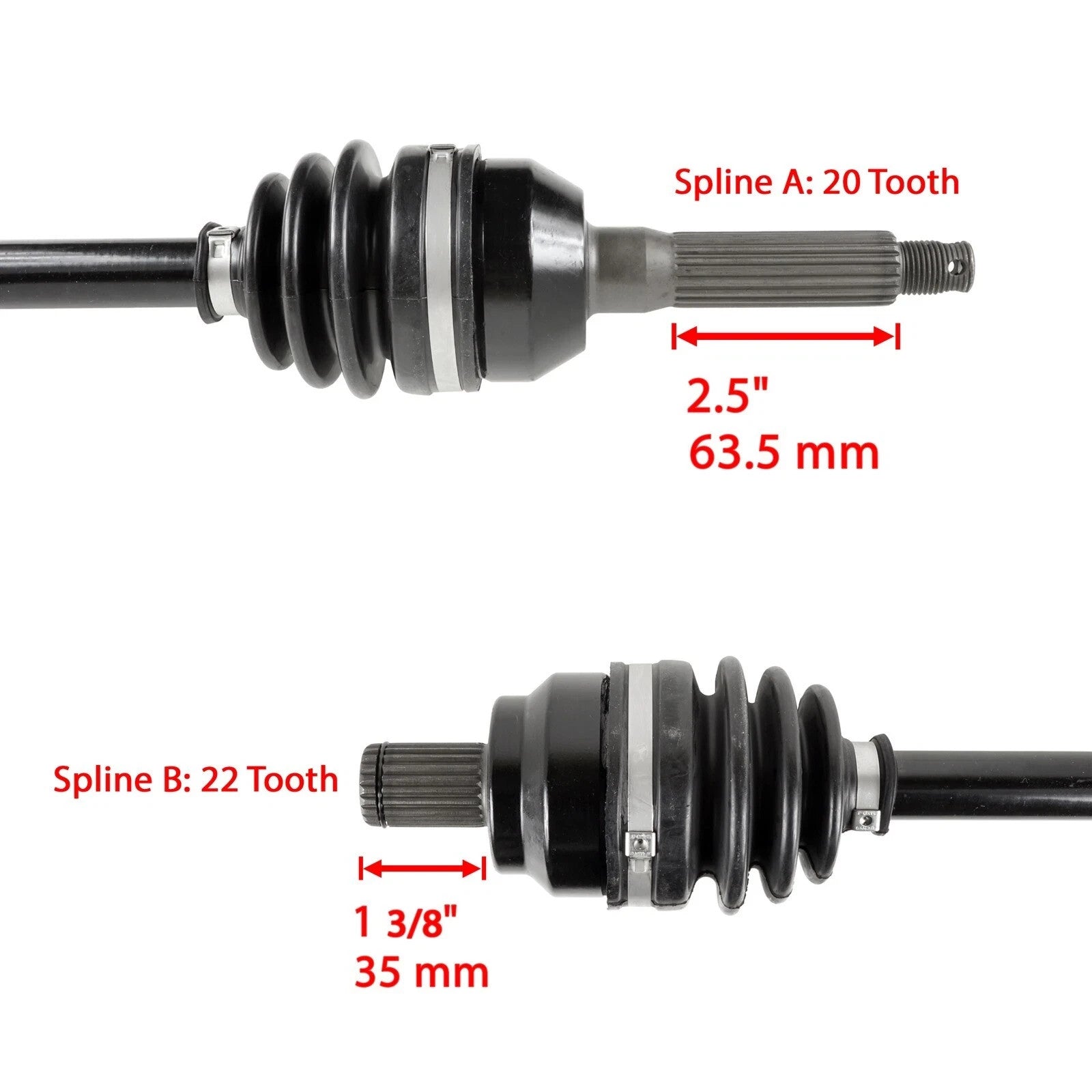 Front Left & Right CV Joint Axle Shaft For Polaris Sportsman SP 570 2015-2017