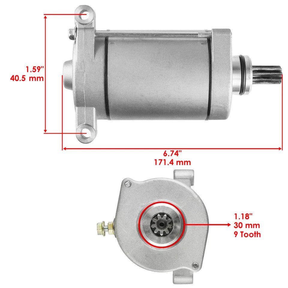 Starter for Yamaha Rhino 700 Fi YXR700 YXR 700 4X4 2008 2009 2011 2012 2013