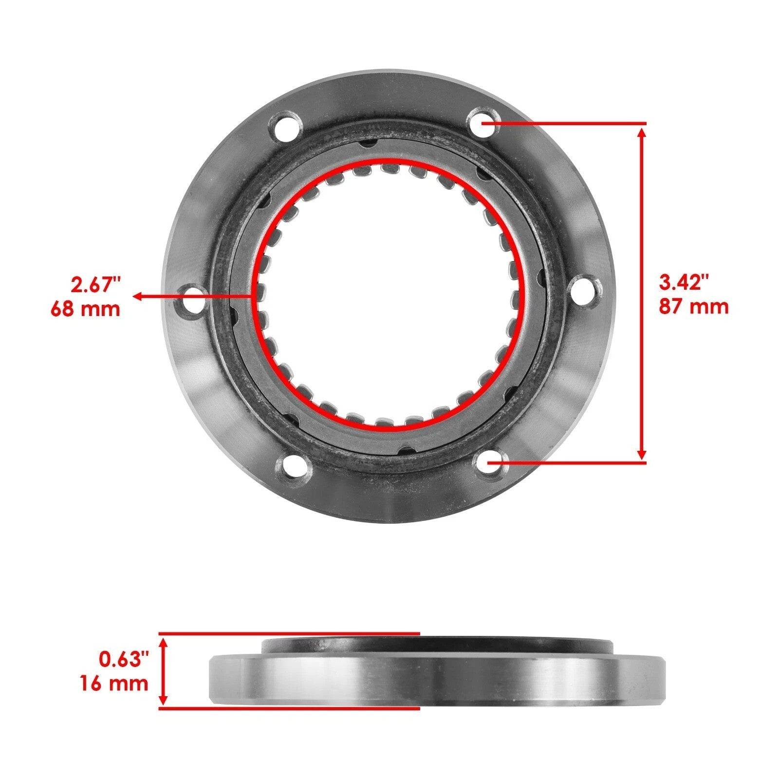 for Suzuki LT-A700X King Quad 700 2005-2007 Starter Clutch One Way Bearing Sprag