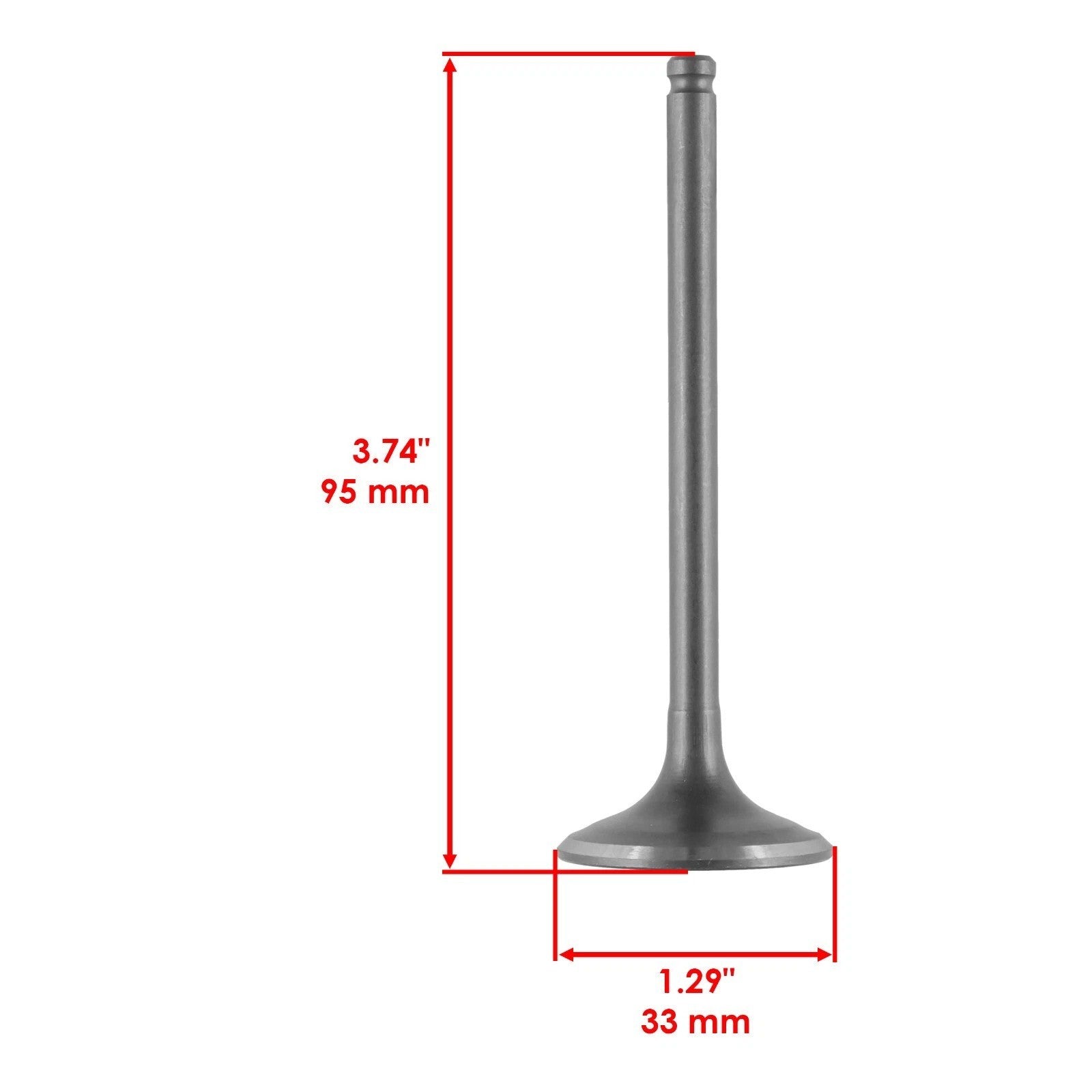 Cylinder Intake Exhaust Valve Kit for Honda TRX420FM Rancher 420 4X4 2009 - 2020