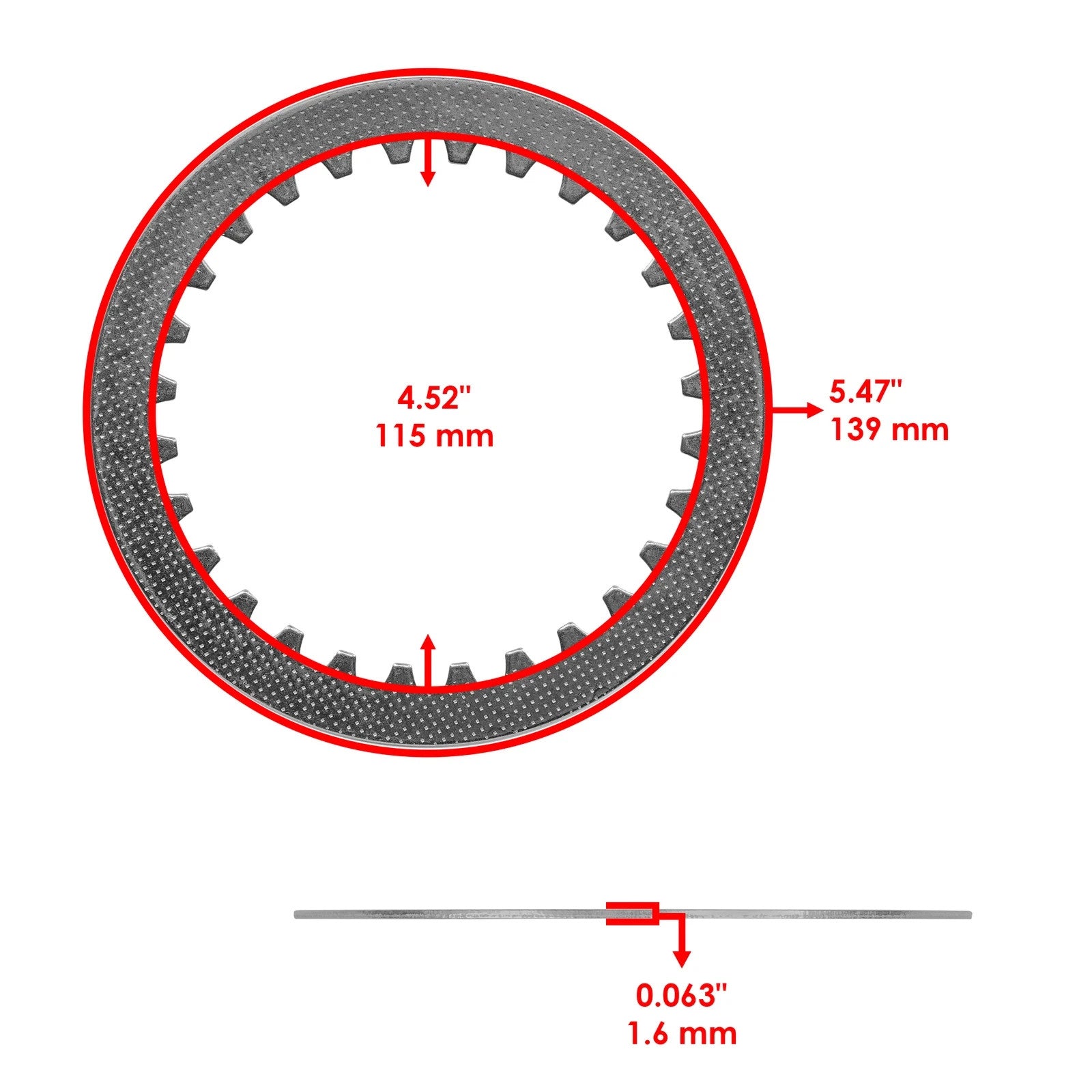 Clutch Friction Steel Plates and Springs Kit for Suzuki GZ250 Marauder 1999-2010