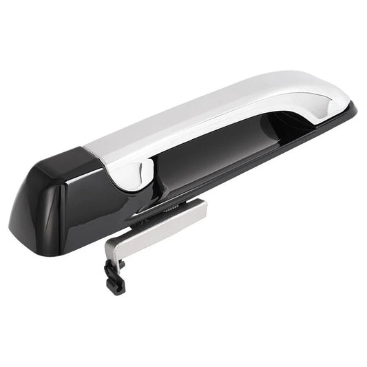 For DODGE RAM 1500 09-10/Classic 19-24 Outside Door Handle Chrome+Black Front LH