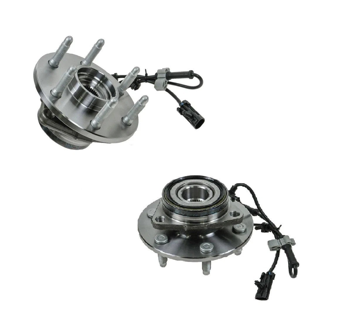 4WD Front Wheel Hub Bearings For Chevy Silverado GMC Sierra 1500 Tahoe 6 Lugs