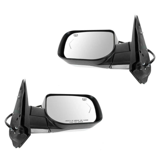 Mirror Power Heated Memory Turn Puddle Light Chrome Pair for QX56 Armada Titan