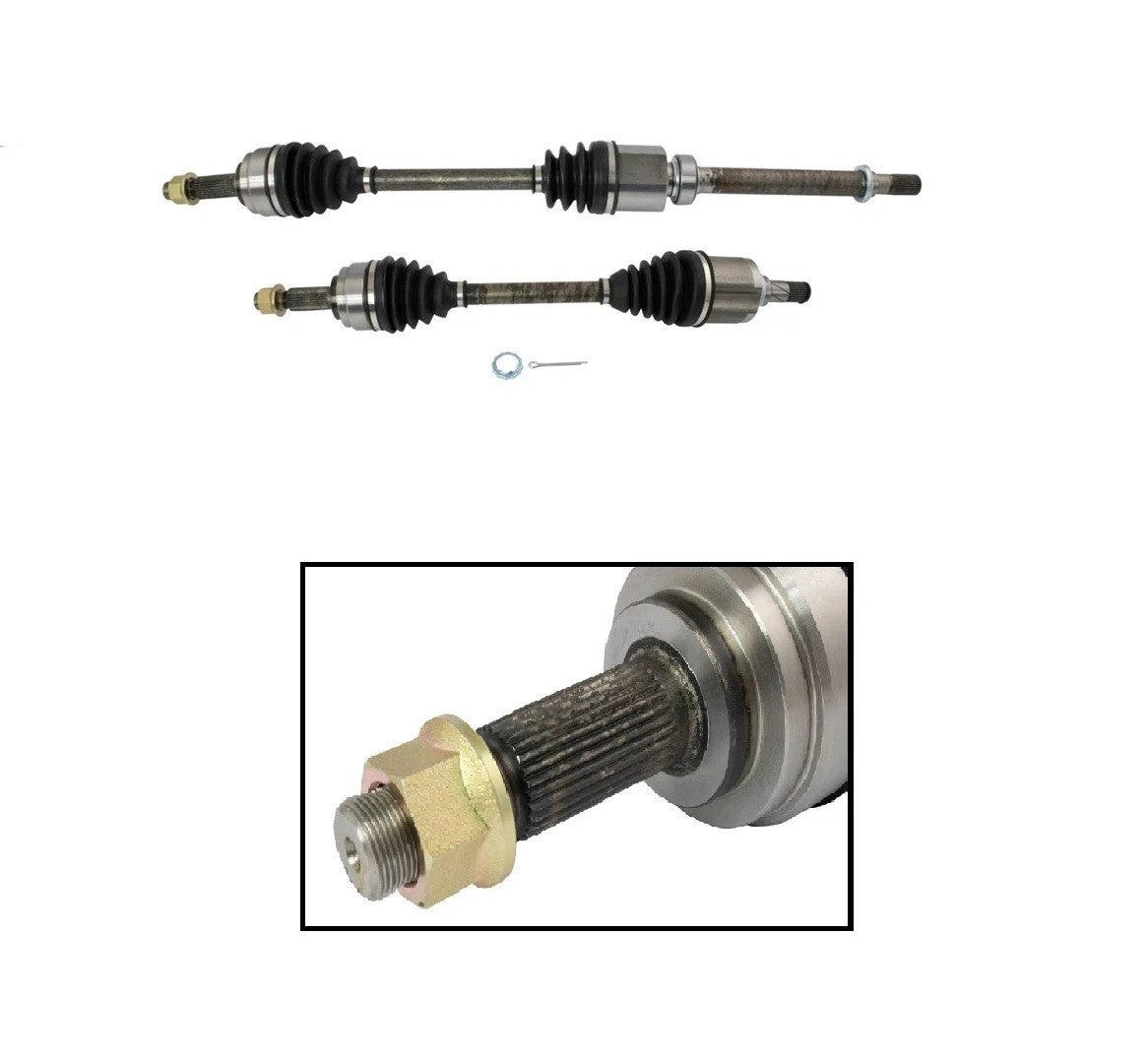 Front CV Axle Shaft Set For 2007-2012 Nissan Sentra