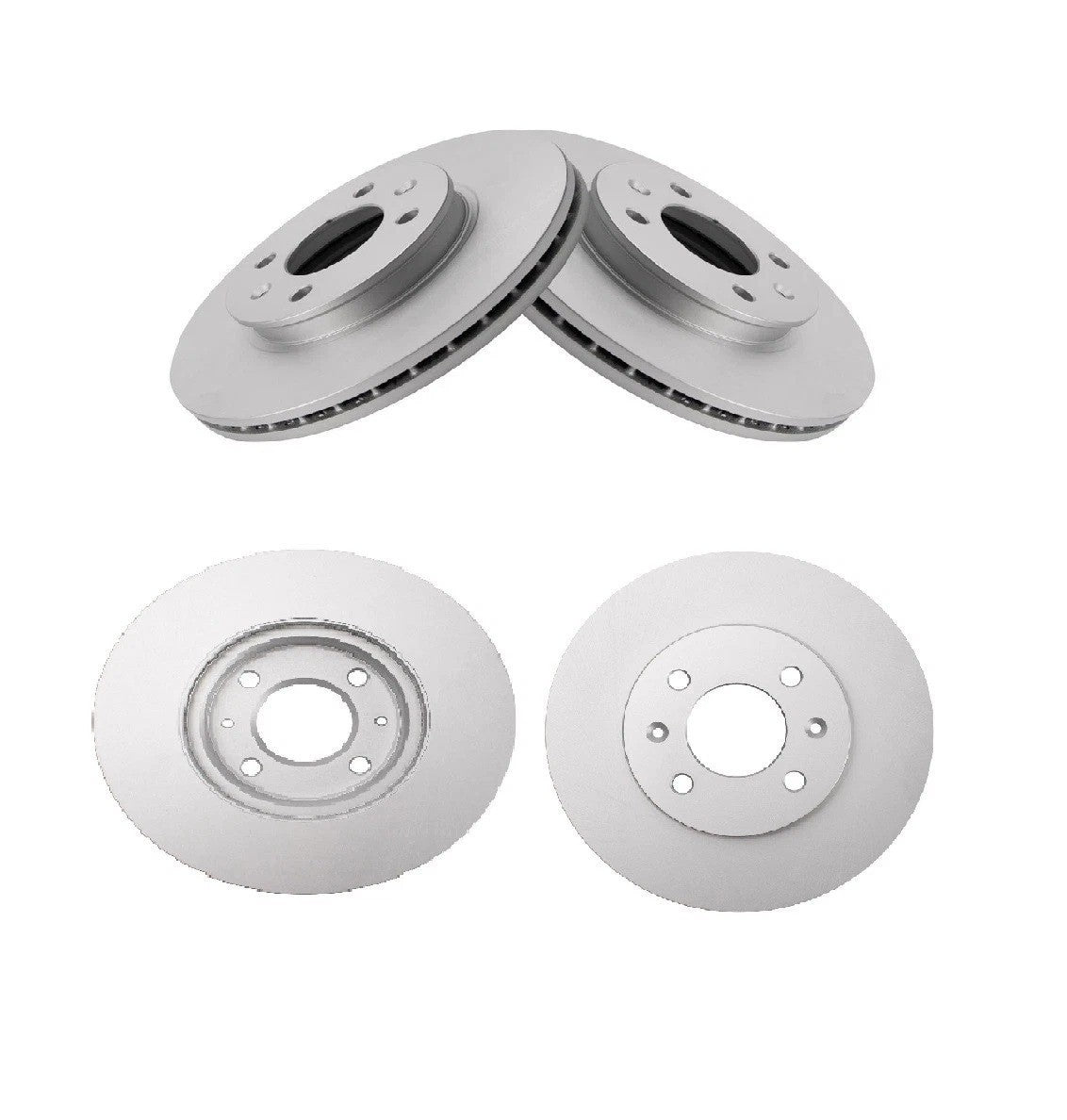 Front Brake Rotors Set For 2012-2017 Hyundai Accent 2012-2018 Kia Rio