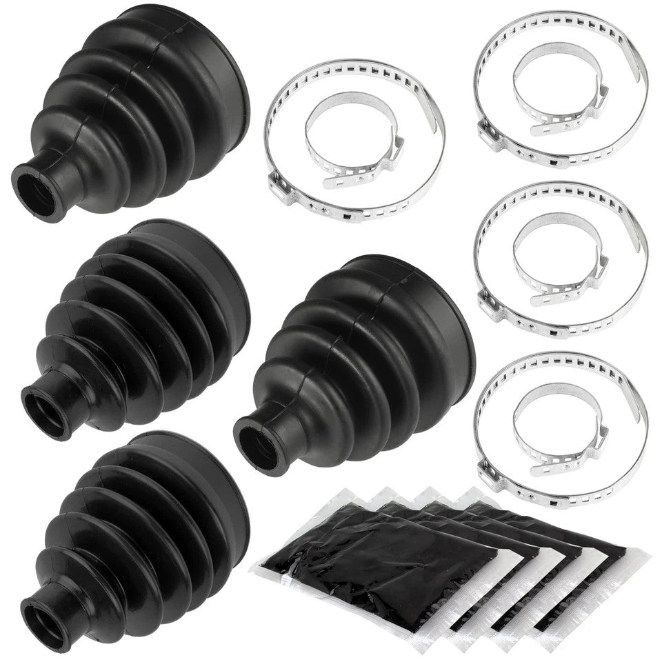 2 Front Axle Inner Outer CV Boot Kit for Can-Am Outlander 650 4X4 Xt Xtp 2006-12