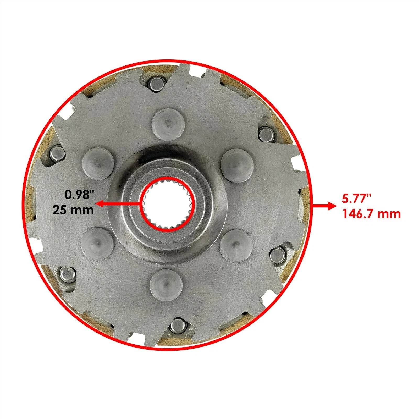 Wet Clutch Carrier Shoes for Honda TRX500FM Foreman 500 4x4 2005-19 Centrifugal