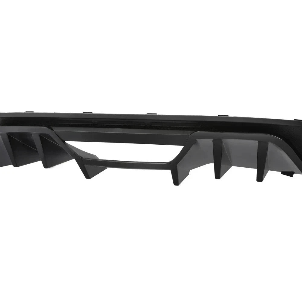 Black Lower Rear Bumper Diffuser Lip Fits 2018-2023 Ford Mustang EcoBoost GT350