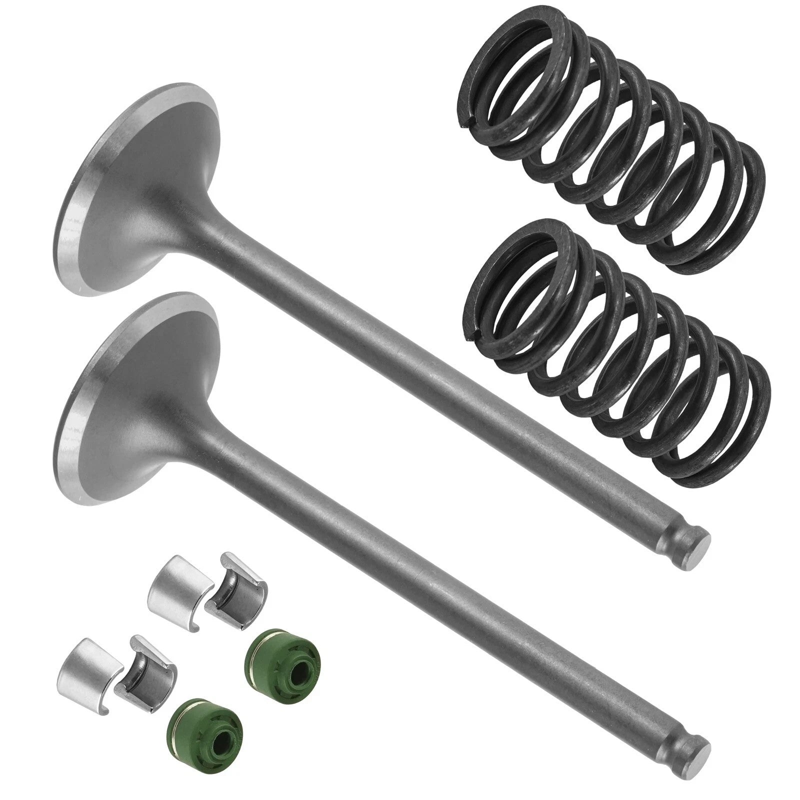 2x Exhaust Valve Kit for Yamaha 33D-12121-00-00 B11-12114-00-00 51Y-12119-00-00