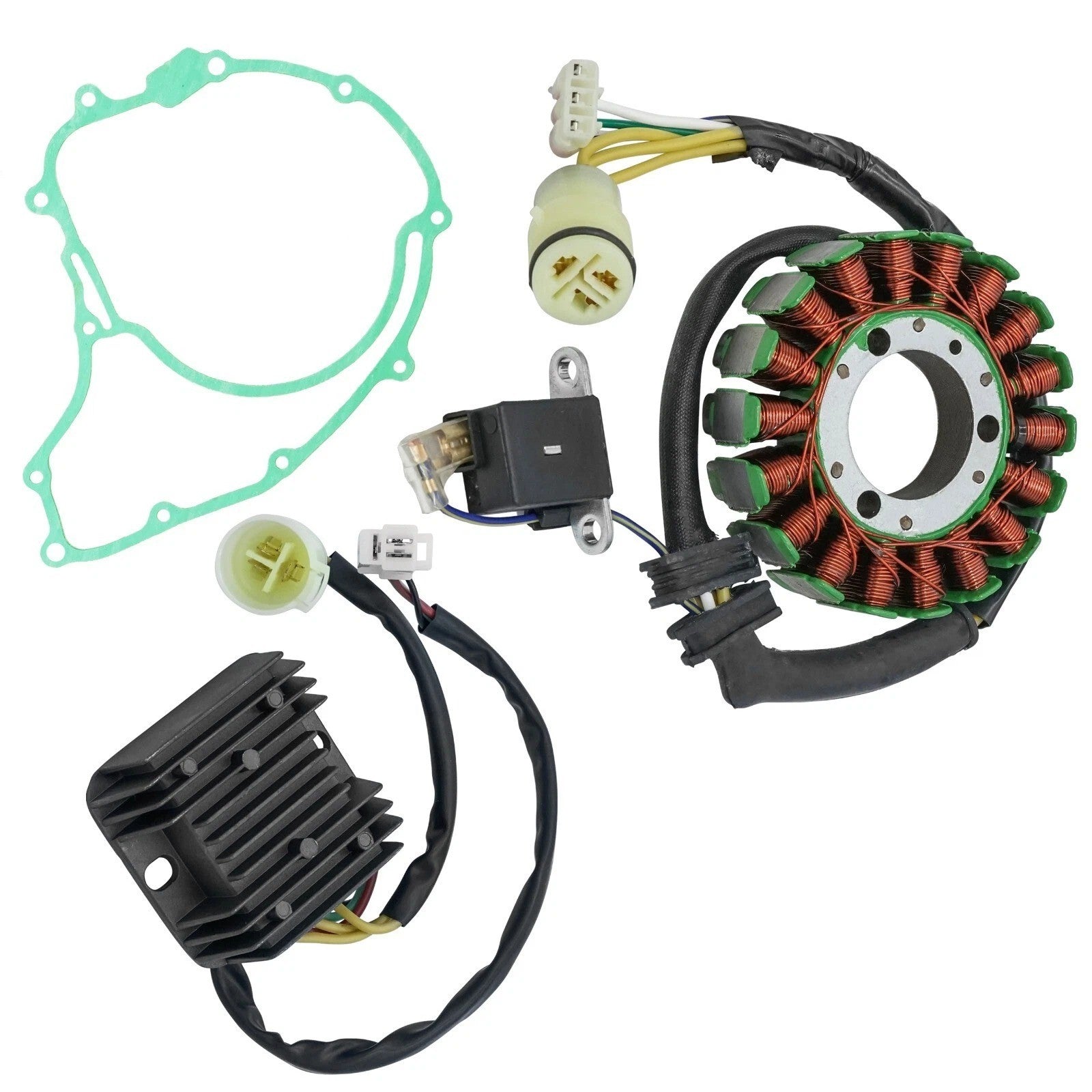 Stator & Regulator & Gasket for Honda TRX300 Fourtrax 300 1988-1992 **18 Pol**