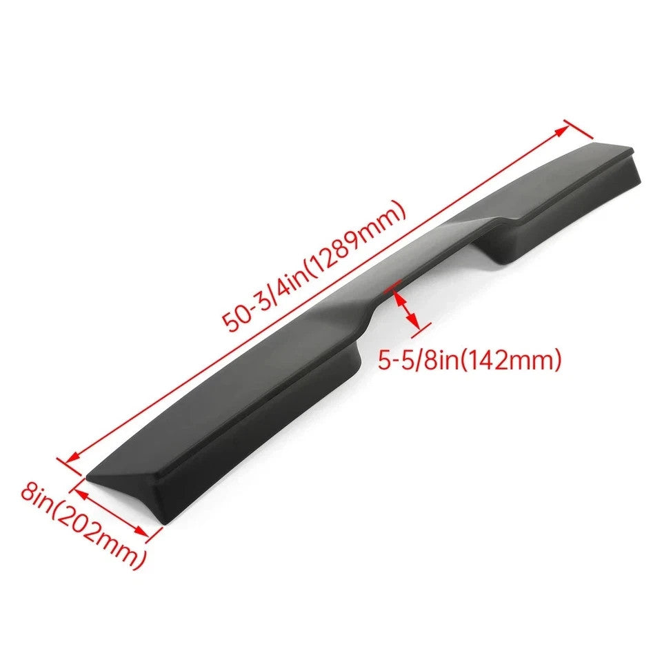 For Ford F-150 2009-2014 All Cab Size Matte Black Truck Cab Roof Spoiler wing