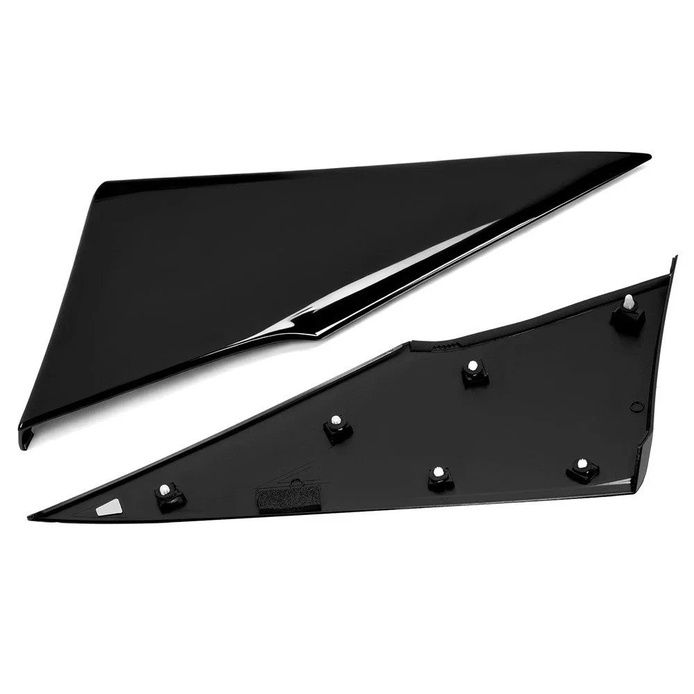 For Toyota Prius Prime 2016-2022 Gloss Black Rear Quarter Moldings Cover Panel