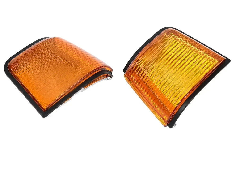Front Amber Marker Lights Lens Set For 1987-88 Cutlass Supreme Calais 442 GT-350