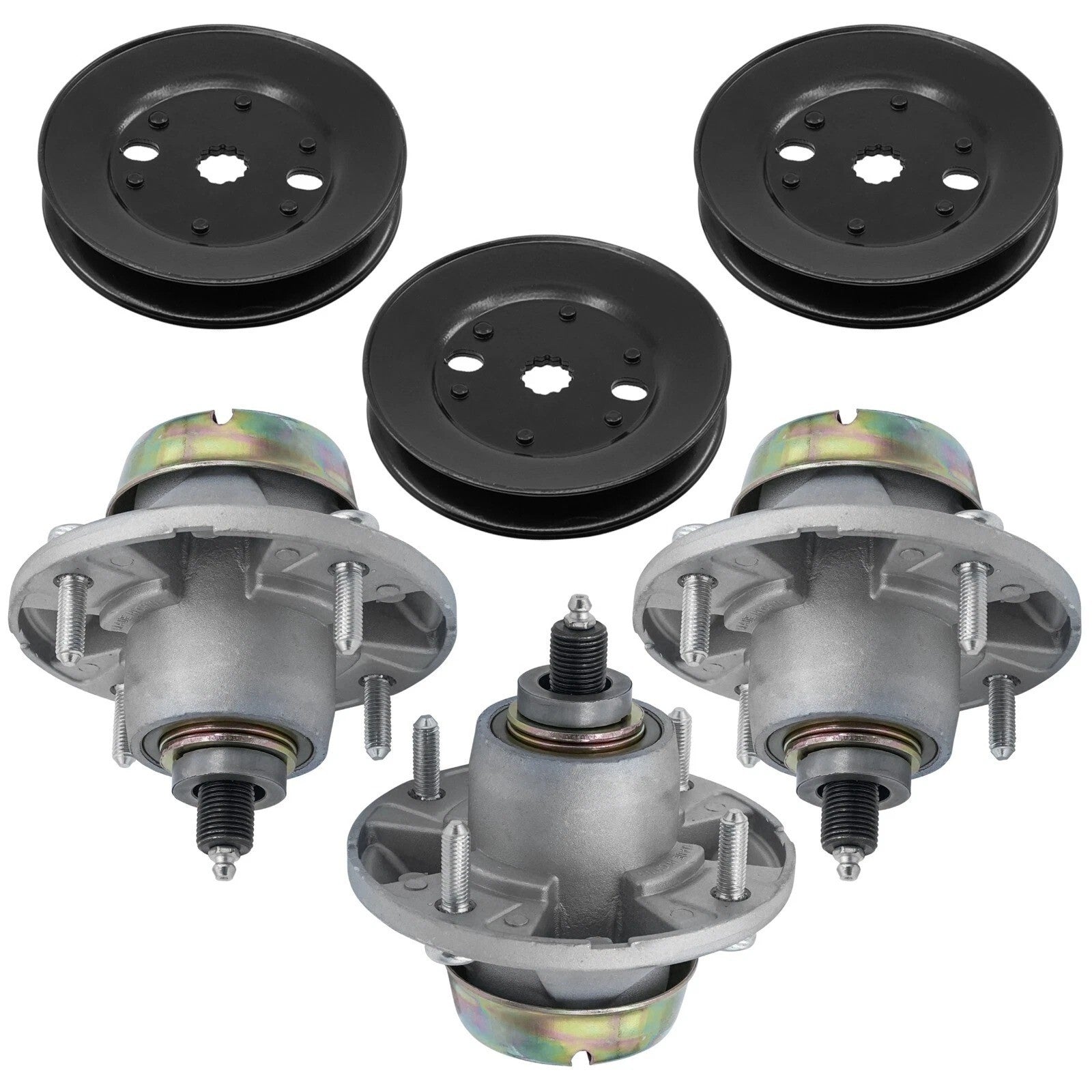 Deck Spindle Assembly w/Pulley for John Deere X320 X324 X500 X520 X540 48" / 3x