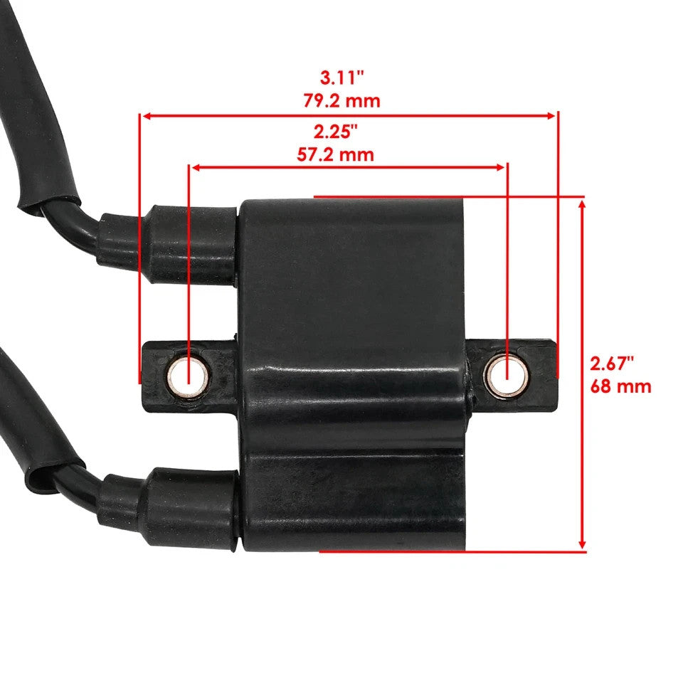 Ignition Coil Double Line for Polaris 440 600 700 800 Pro X XR 2003 2004