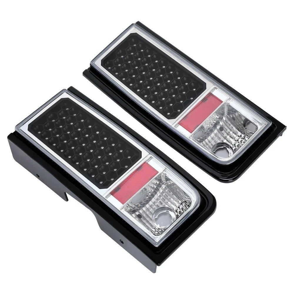 For 2003 2004 2005 2006 2007 2008 2009 Hummer H2 Red FULL LED Tail Lights Pair