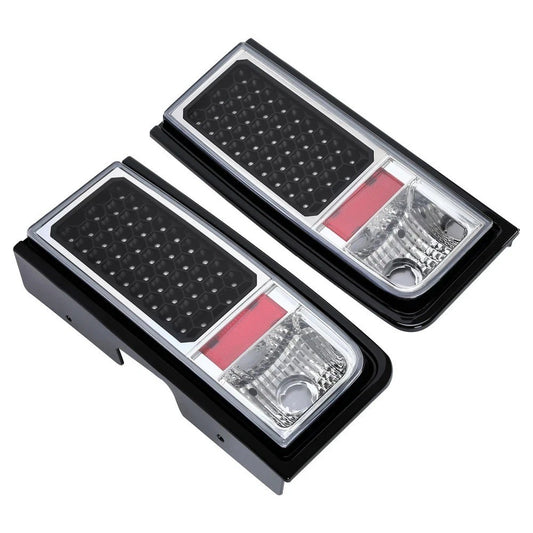 For 2003 2004 2005 2006 2007 2008 2009 Hummer H2 Red FULL LED Tail Lights Pair