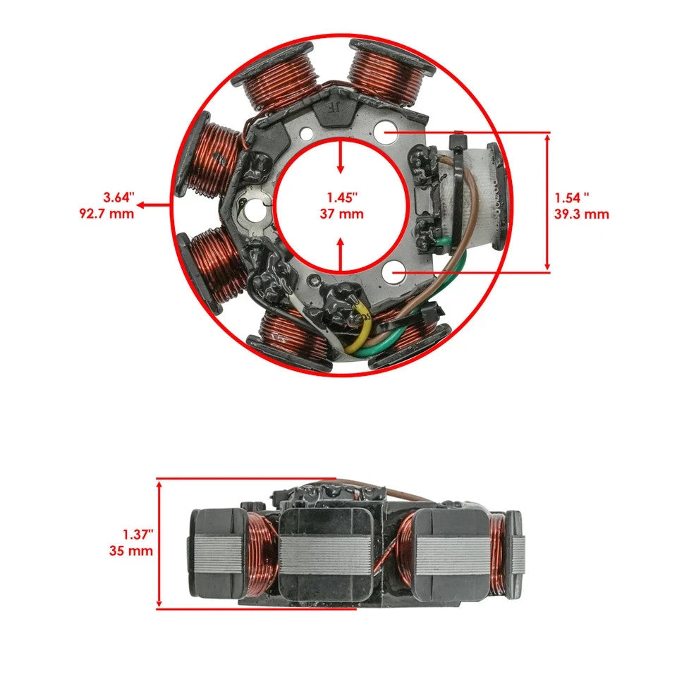 Caltric Stator Magneto For Yamaha TTR125E TTR125L TTR125LE 2003-2017
