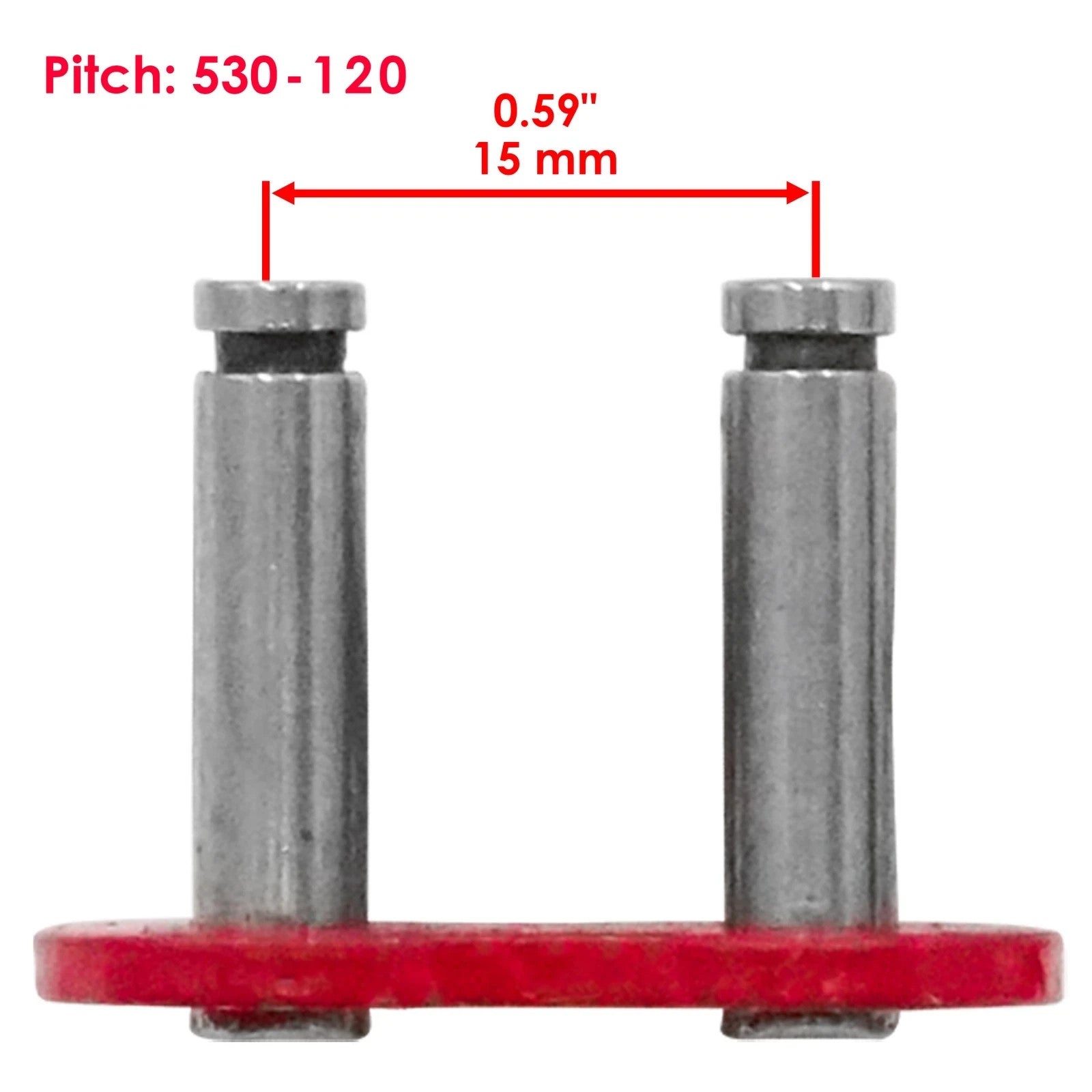 530 Chain Master Link w/ O Ring For Motorcycle Bike ATV Connecting Link Red