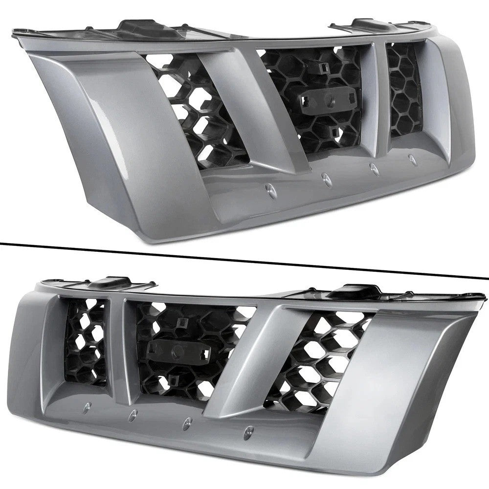 Gray Front Grille For 2005 2006 2007 2008  Nissan Xterra High quality plastic